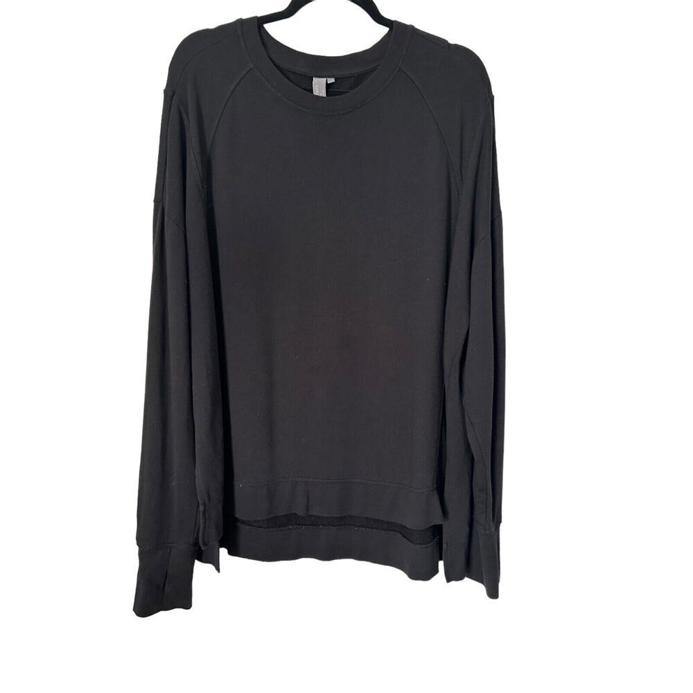 Sweaty Betty Sweatshirt Womens Size 3X After Class Longline Thumbhole Side‎ Slit